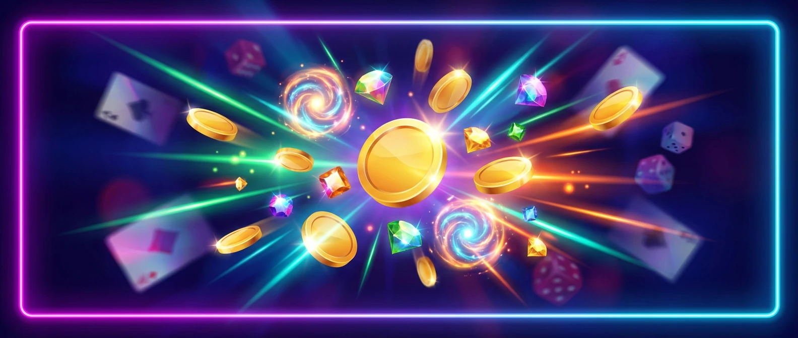 Retro-Casino-Banner – Beispielbild für Bonus-Analyse